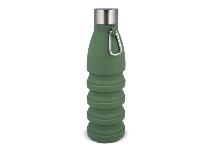 Gourde pliable 550 ml personnalisable Vert olive